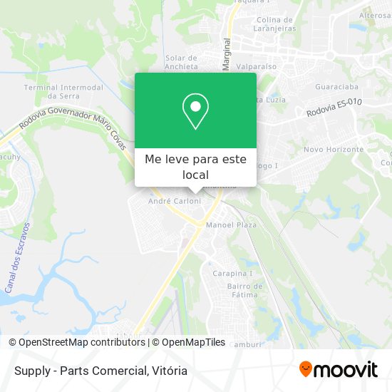 Supply - Parts Comercial mapa