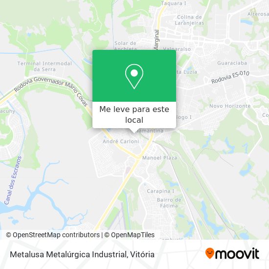 Metalusa Metalúrgica Industrial mapa