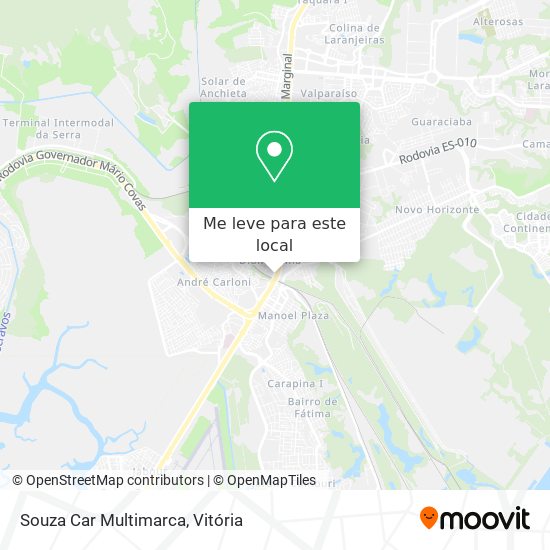 Souza Car Multimarca mapa