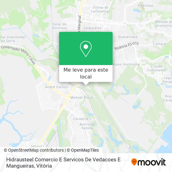 Hidrausteel Comercio E Servicos De Vedacoes E Mangueiras mapa