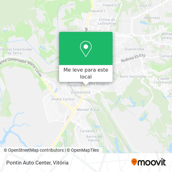 Pontin Auto Center mapa