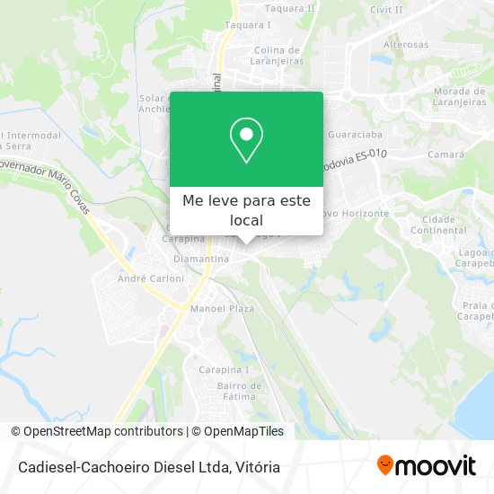 Cadiesel-Cachoeiro Diesel Ltda mapa