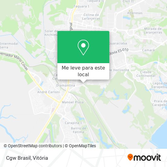 Cgw Brasil mapa