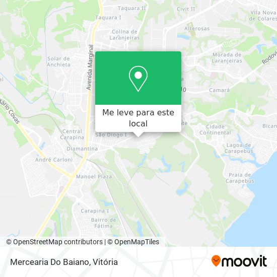 Mercearia Do Baiano mapa
