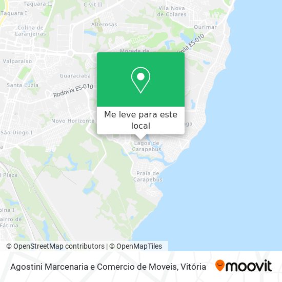 Agostini Marcenaria e Comercio de Moveis mapa