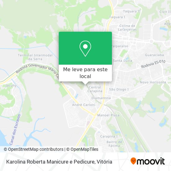Karolina Roberta Manicure e Pedicure mapa