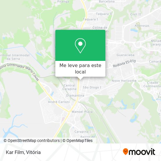 Kar Film mapa