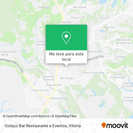 Golaço Bar Restaurante e Eventos mapa