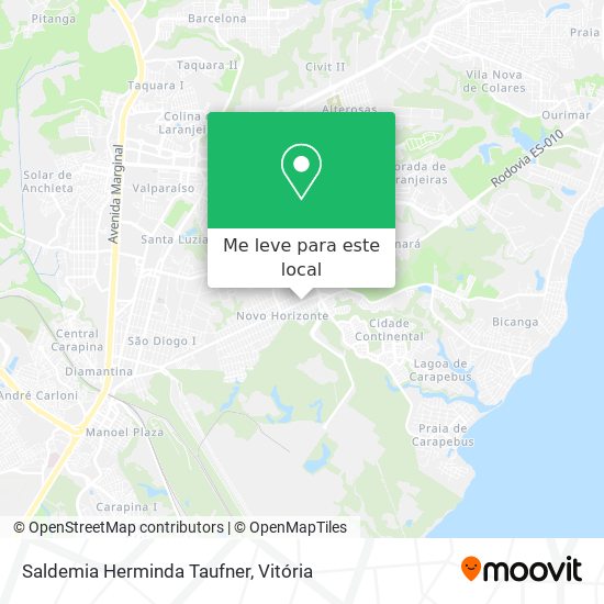 Saldemia Herminda Taufner mapa