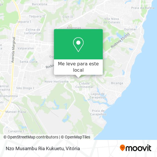 Nzo Musambu Ria Kukuetu mapa