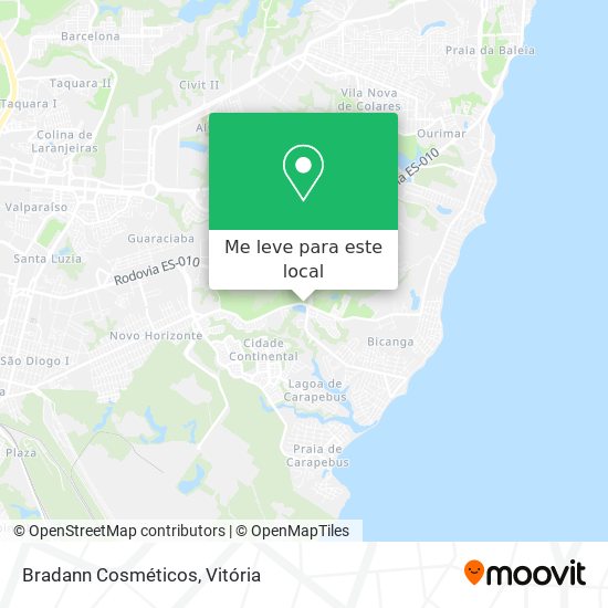 Bradann Cosméticos mapa
