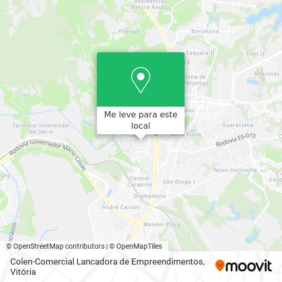 Colen-Comercial Lancadora de Empreendimentos mapa
