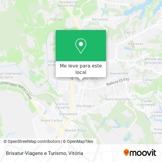 Brisatur-Viagens e Turismo mapa