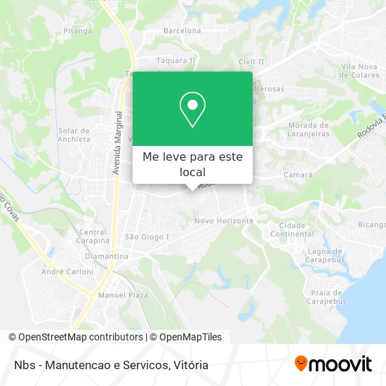 Nbs - Manutencao e Servicos mapa