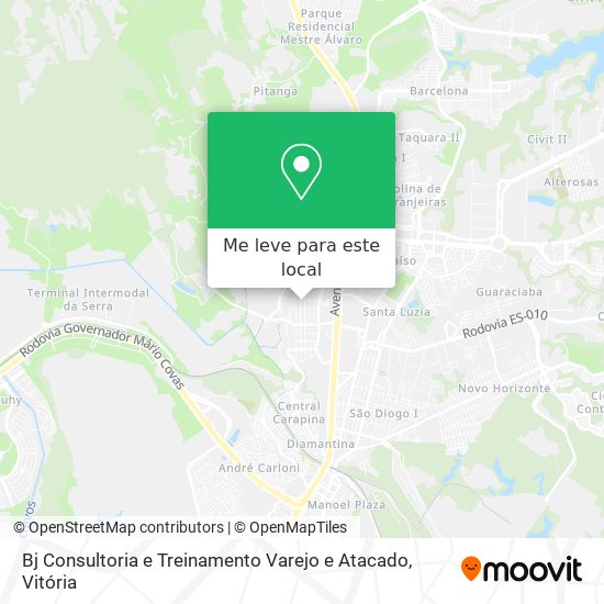 Bj Consultoria e Treinamento Varejo e Atacado mapa