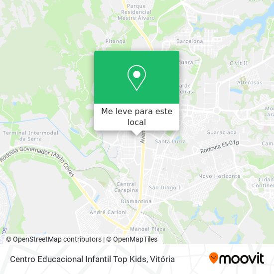Centro Educacional Infantil Top Kids mapa
