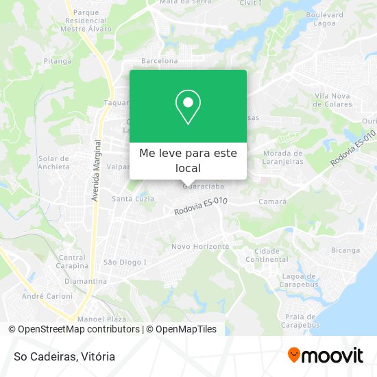 So Cadeiras mapa
