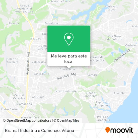 Bramaf Industria e Comercio mapa