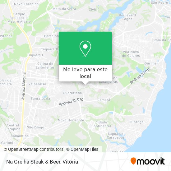 Na Grelha Steak & Beer mapa