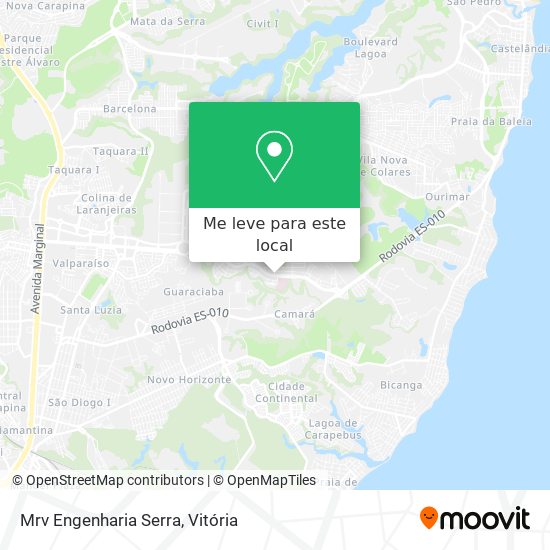 Mrv Engenharia Serra mapa