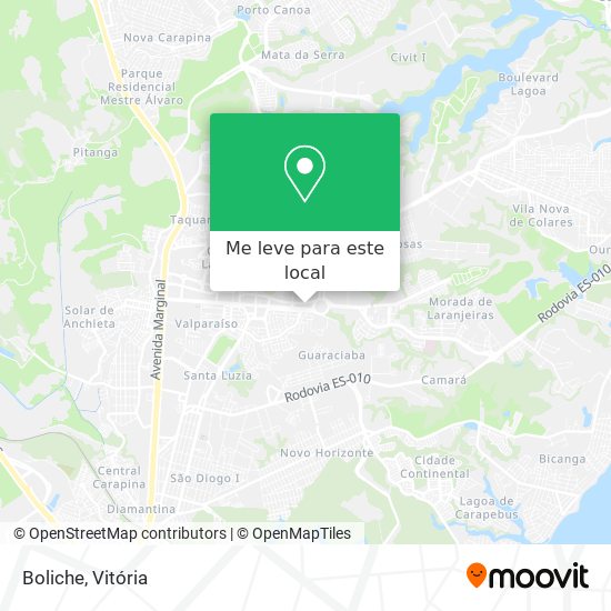 Boliche mapa