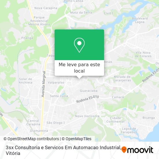 3sx Consultoria e Servicos Em Automacao Industrial mapa