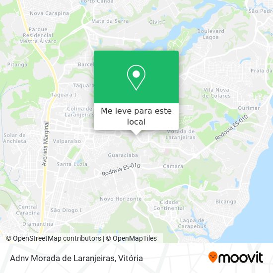 Adnv Morada de Laranjeiras mapa