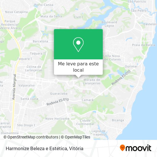 Harmonize Beleza e Estética mapa