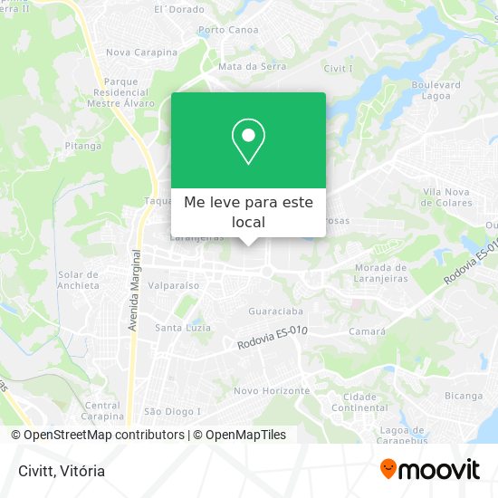 Civitt mapa
