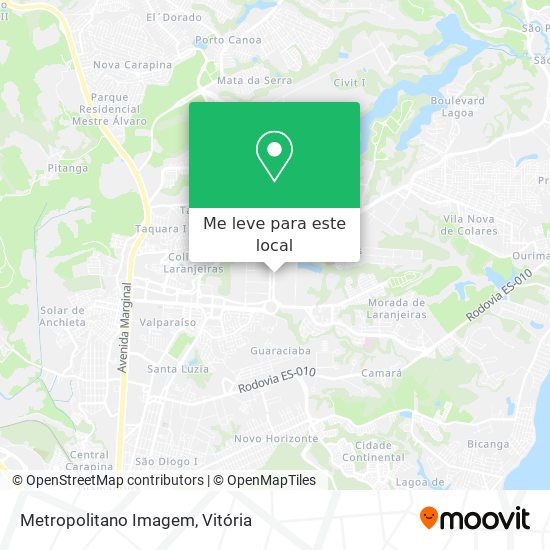 Metropolitano Imagem mapa