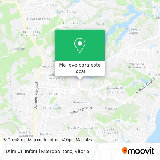 Utim Uti Infantil Metropolitano mapa