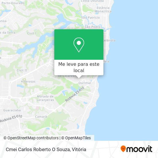 Cmei Carlos Roberto O Souza mapa