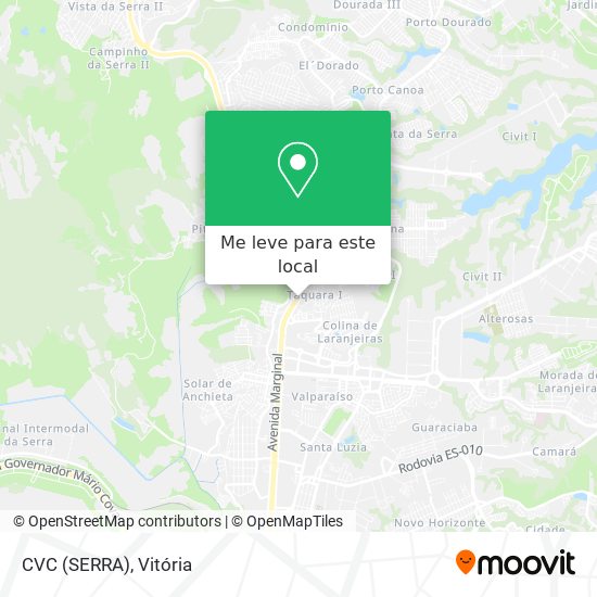 CVC (SERRA) mapa