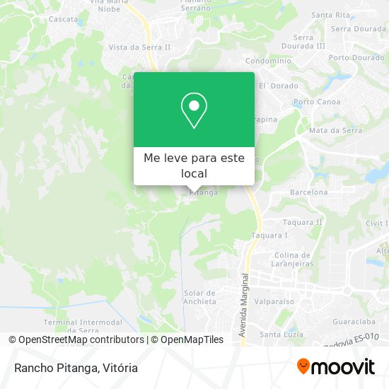 Rancho Pitanga mapa