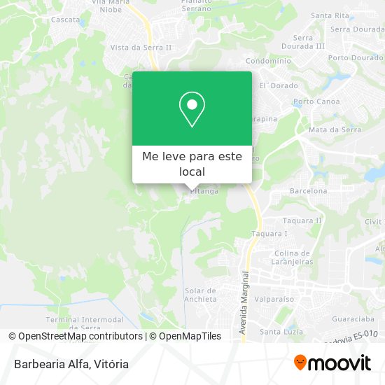 Barbearia Alfa mapa