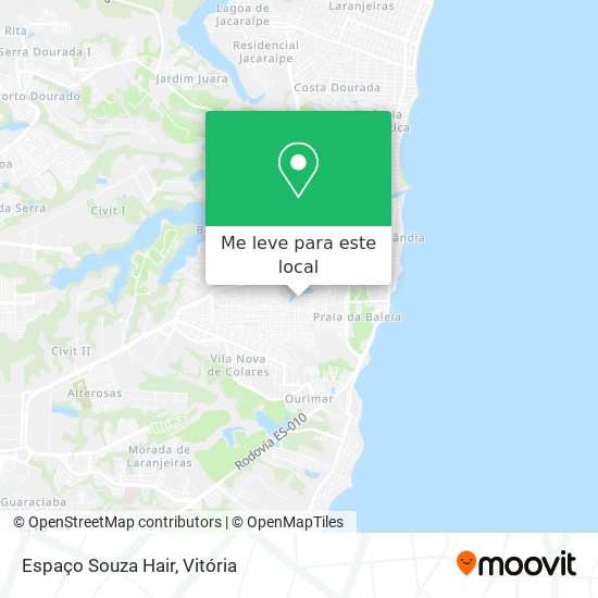 Espaço Souza Hair mapa