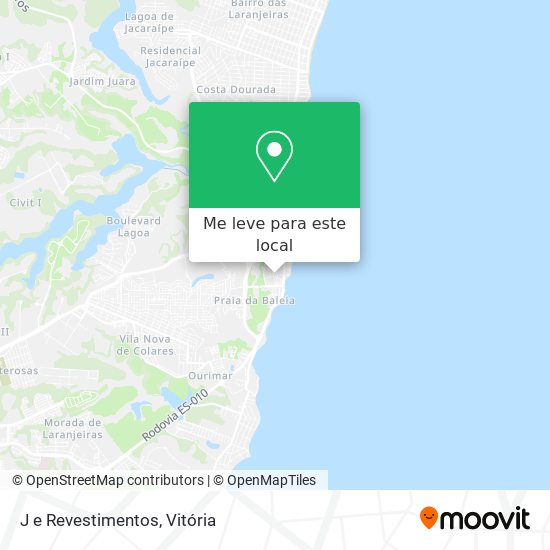 J e Revestimentos mapa