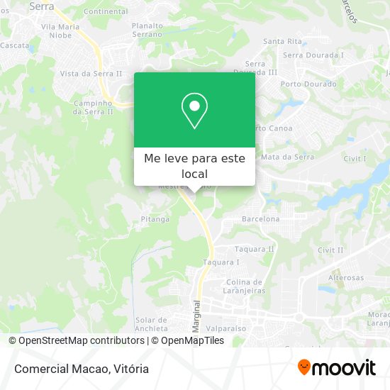 Comercial Macao mapa