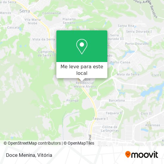Doce Menina mapa