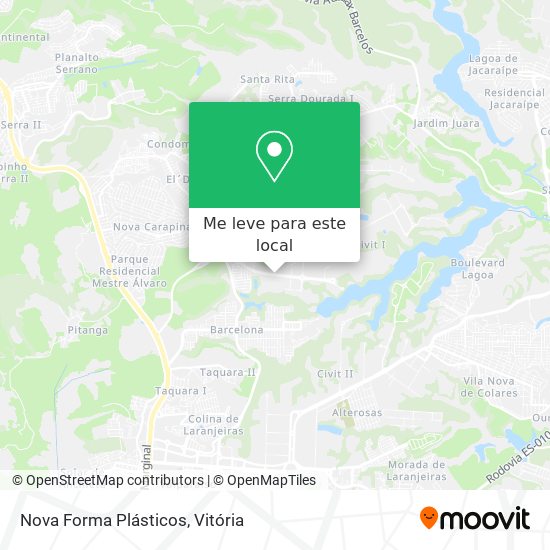 Nova Forma Plásticos mapa