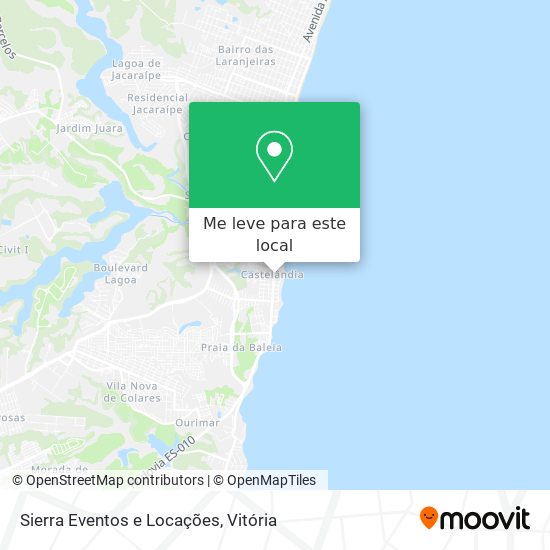 Sierra Eventos e Locações mapa