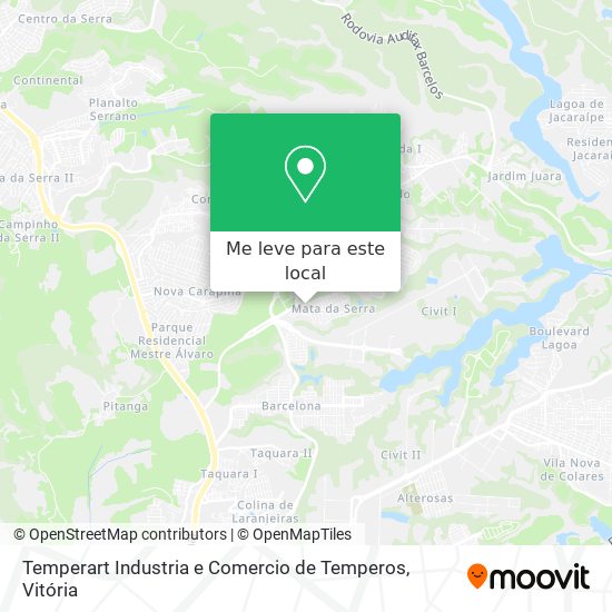 Temperart Industria e Comercio de Temperos mapa