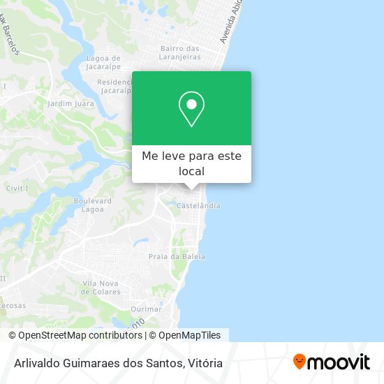 Arlivaldo Guimaraes dos Santos mapa