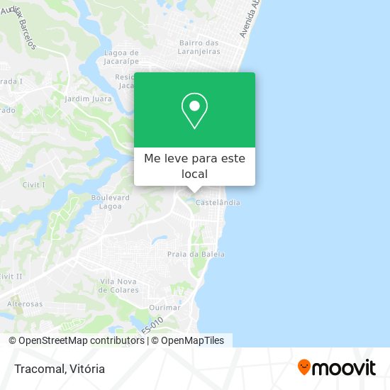 Tracomal mapa