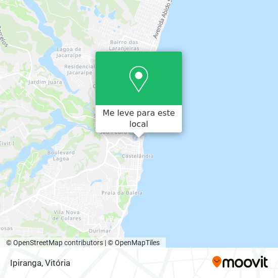 Ipiranga mapa