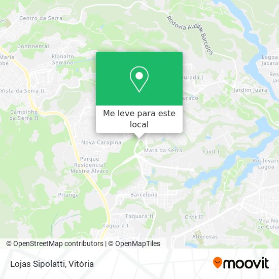 Lojas Sipolatti mapa