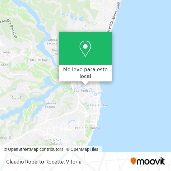 Claudio Roberto Rocette mapa