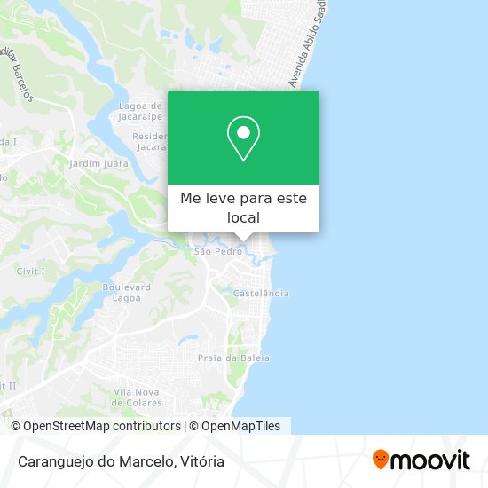 Caranguejo do Marcelo mapa