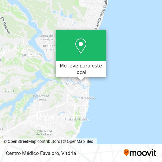 Centro Médico Favaloro mapa
