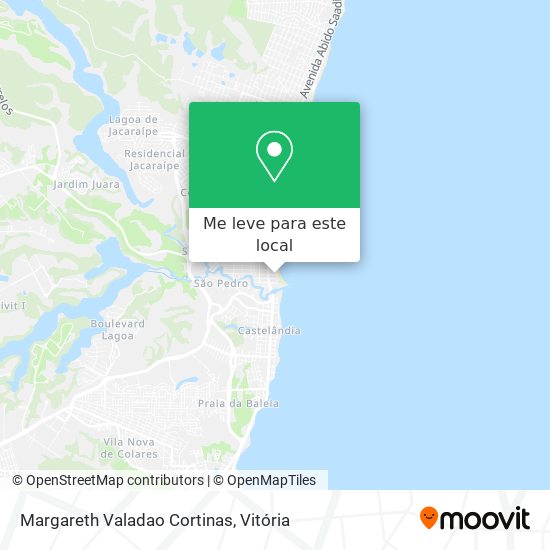 Margareth Valadao Cortinas mapa